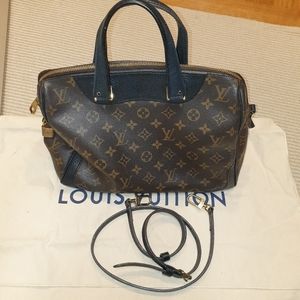 Louis vuitton black monogram noir Retiro2way Bowler bandouliere speedy.